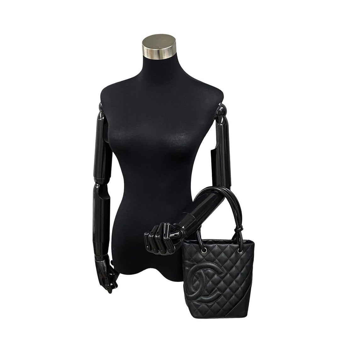 Chanel Matelasse Cambon Small Tote Leather Tote Bag 40977 in Excellent condition