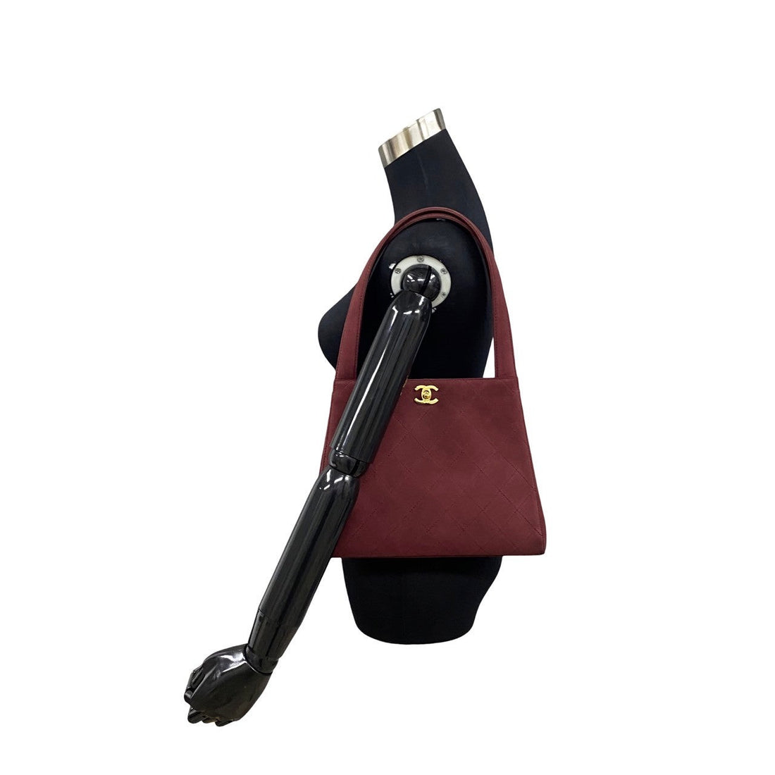 Chanel Matelasse Coco Mark Suede Handbag Suede Shoulder Bag 31017 in Excellent condition