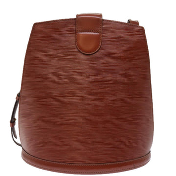 LOUIS VUITTON Epi Cluny Shoulder Bag Brown M52253 LV Auth 77317