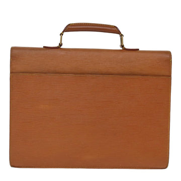 LOUIS VUITTON Epi Serviette Conseiller Briefcase Brown M54423 LV Auth 77410