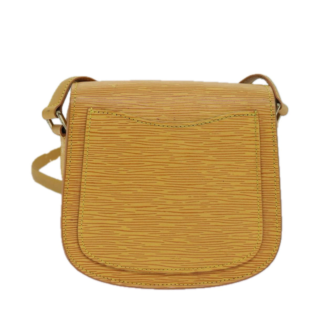 LOUIS VUITTON Epi Saint Cloud PM Shoulder Bag Yellow M52219 LV Auth 77878