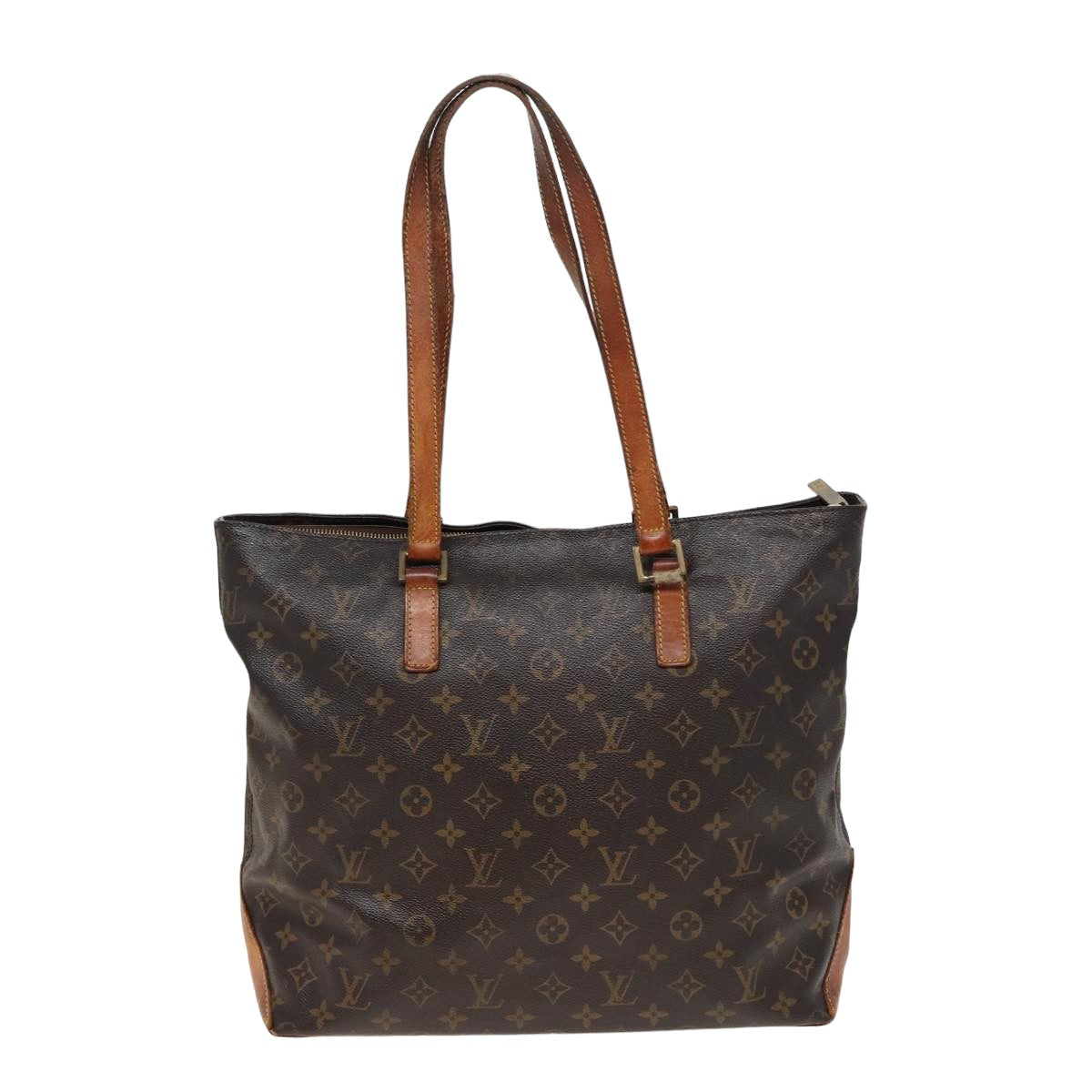 LOUIS VUITTON Monogram Cabas Mezzo Tote Bag M51151 LV Auth 77943