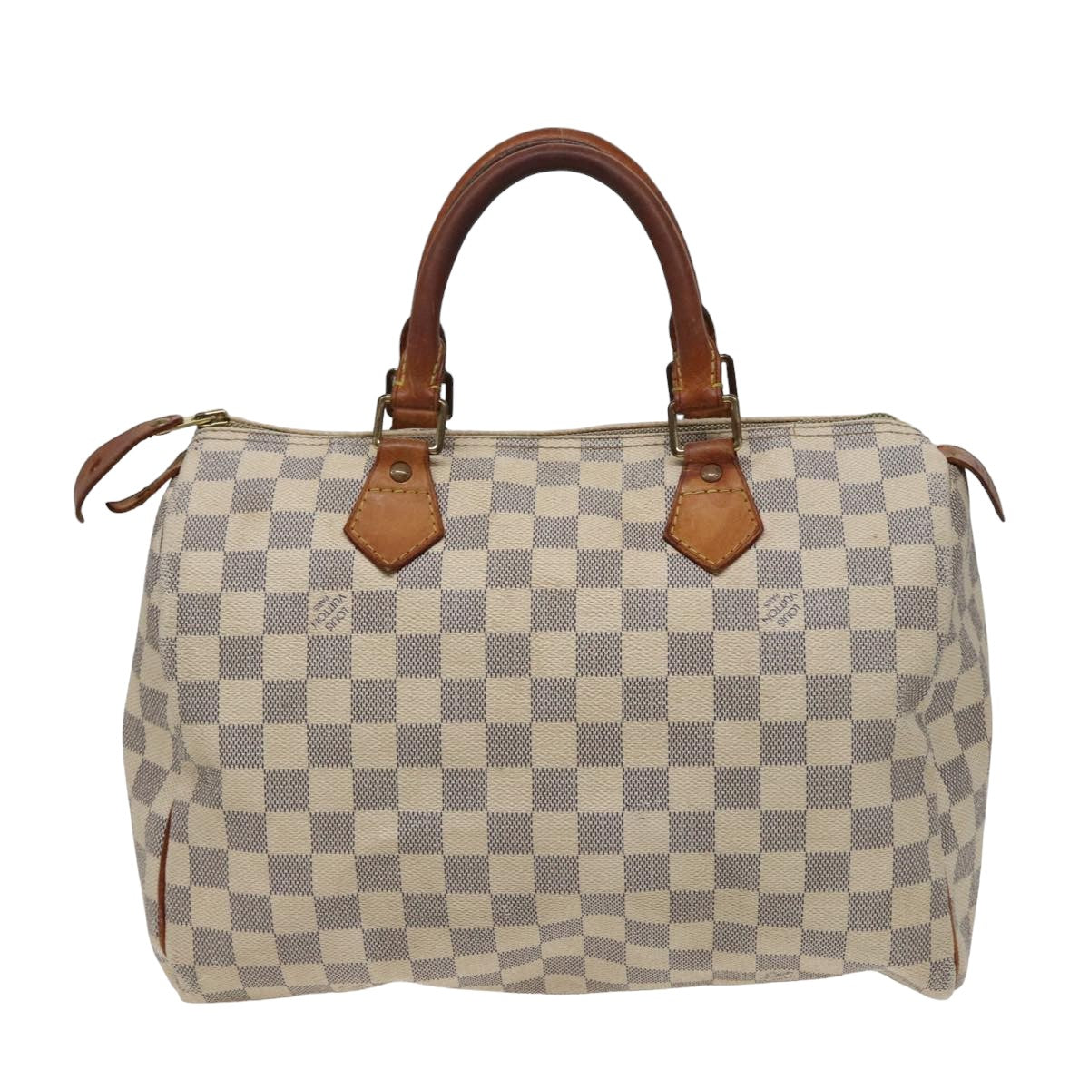 LOUIS VUITTON Damier Azur Speedy 30 Hand Bag N41533 LV Auth 78068