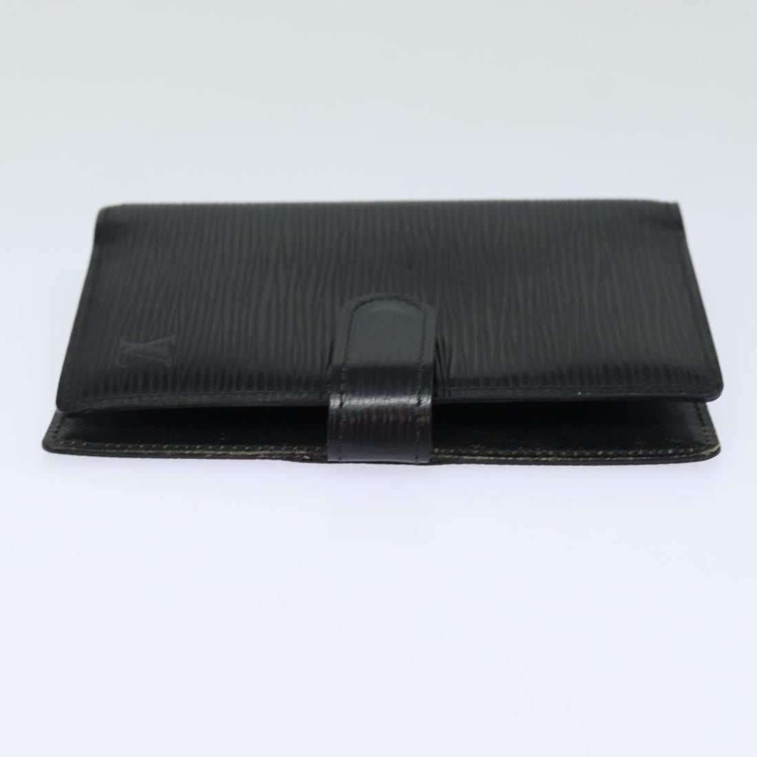 LOUIS VUITTON Epi Agenda PM Day Planner Cover Black R20052 LV Auth 78115