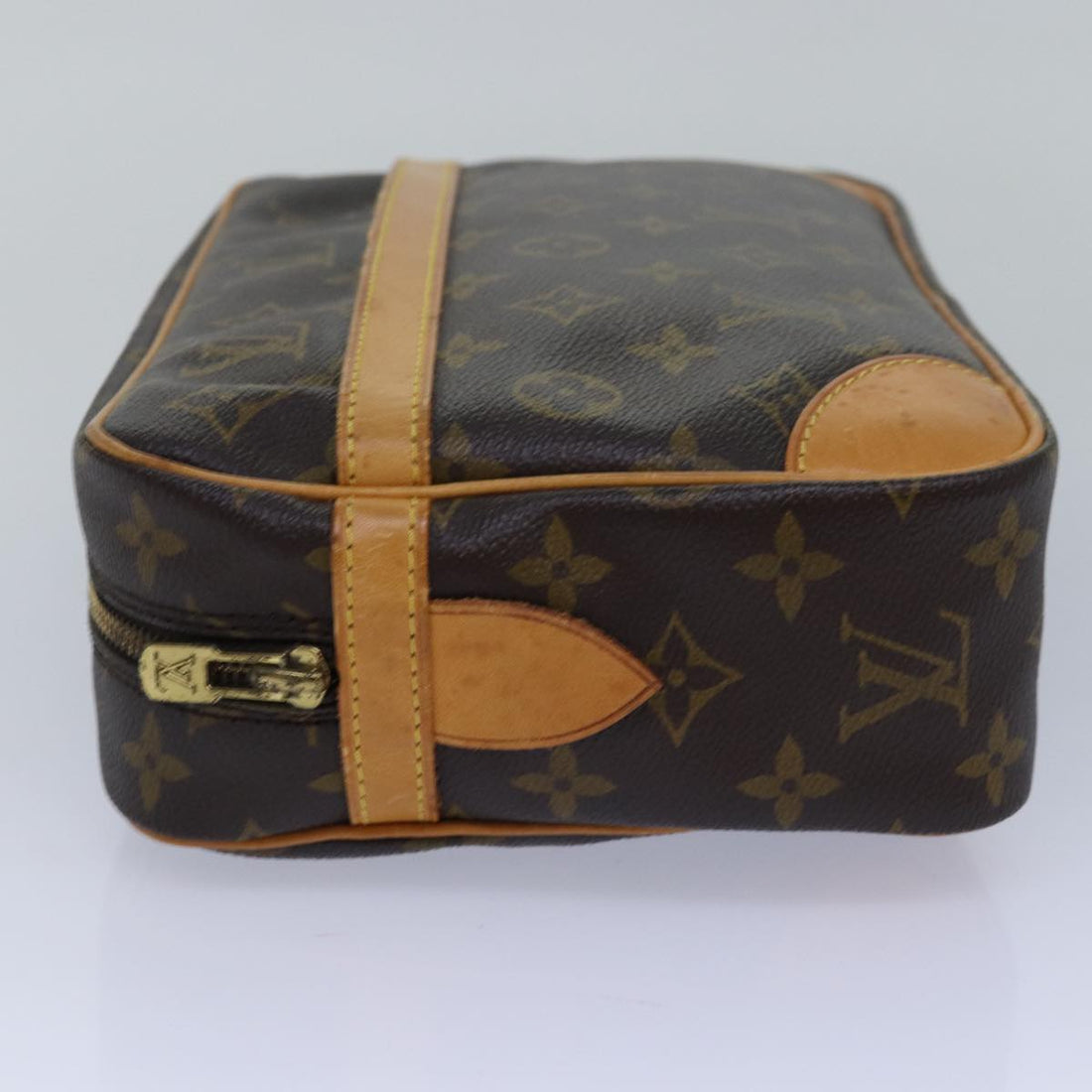 LOUIS VUITTON Monogram Compiegne 28 Clutch Bag M51845 LV Auth 78136
