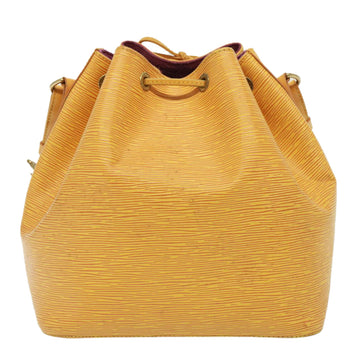 LOUIS VUITTON Epi Petit Noe Shoulder Bag Tassili Yellow M44109 LV Auth 78189