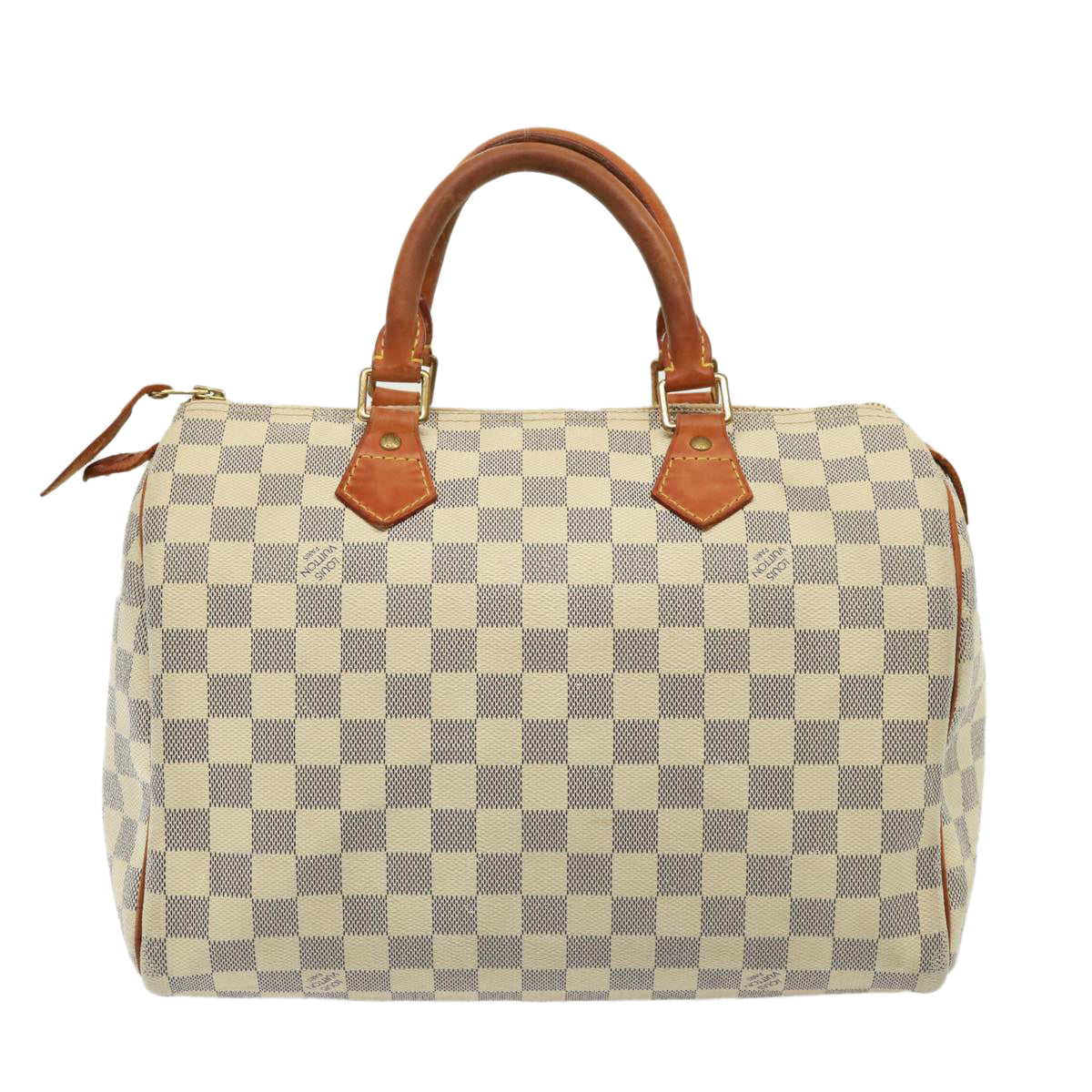 LOUIS VUITTON Damier Azur Speedy 30 Hand Bag N41533 LV Auth 78199