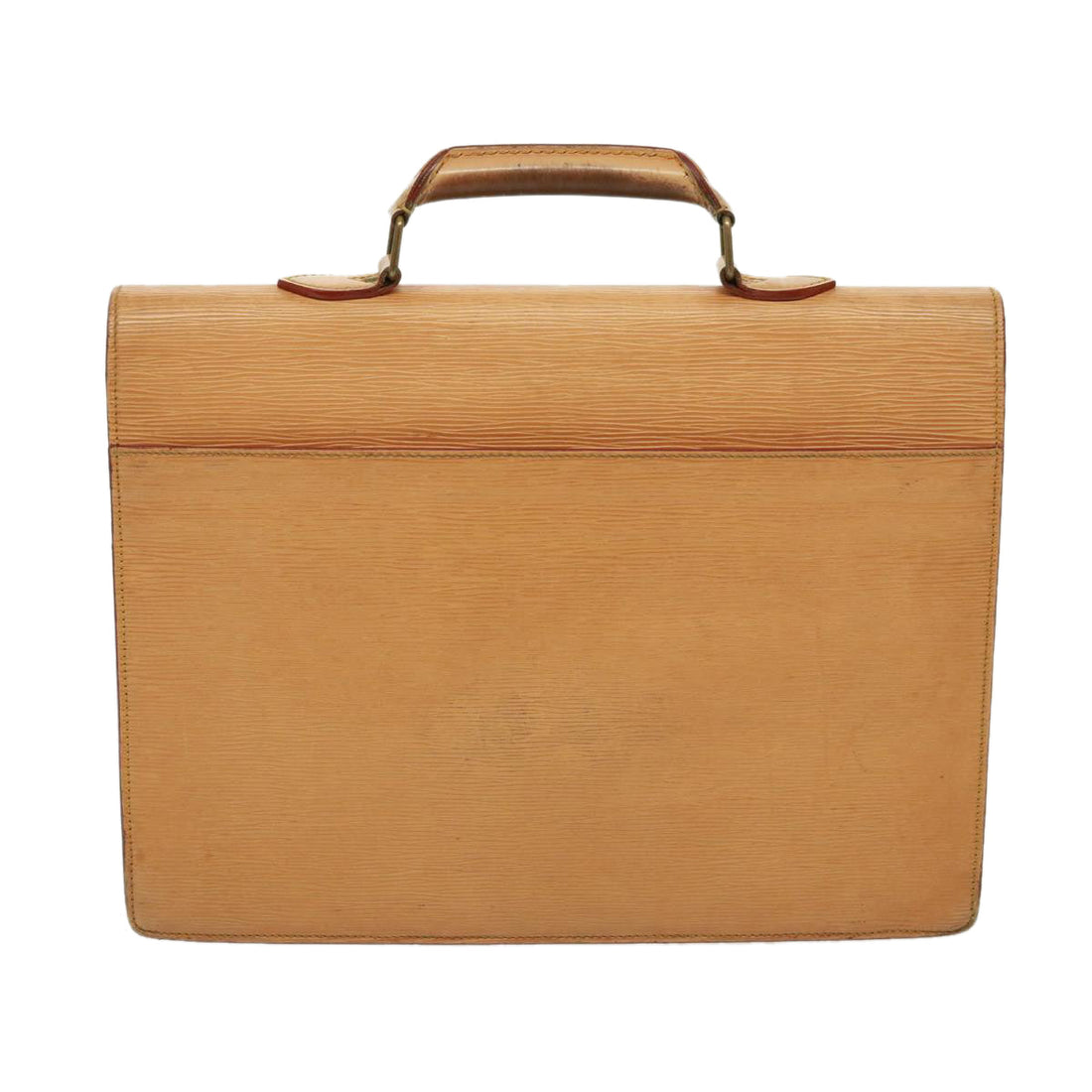LOUIS VUITTON Epi Serviette Conseiller Briefcase Beige M54429 LV Auth 78690