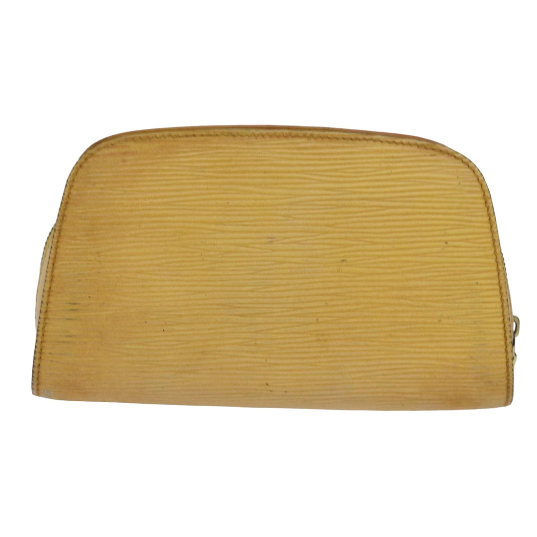 LOUIS VUITTON Epi Dauphine PM Pouch Yellow M48449 LV Auth 78968