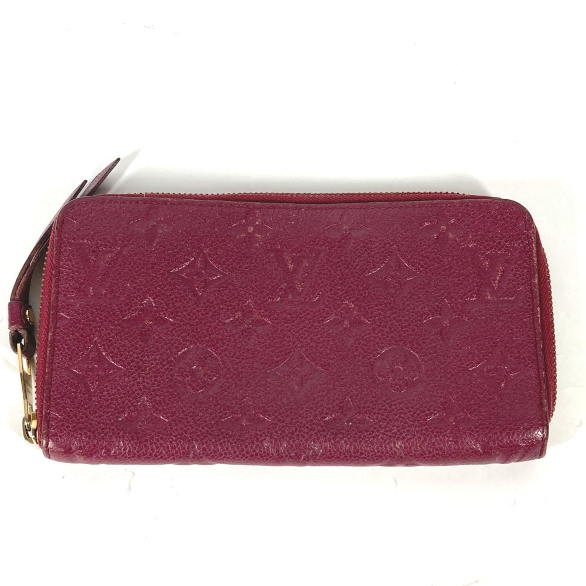 Louis Vuitton Aurore  Color Monogram Empreinte Leather Long Bill Wallet (Bi-Fold)