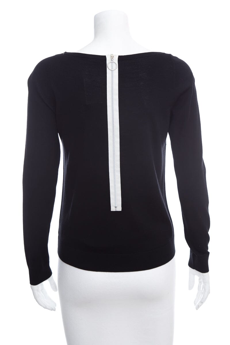 Akris Black Gold Stud Sweater SZ 8