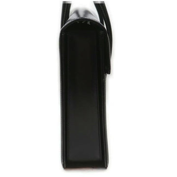 Gucci Early Kelly Style Glossy Black Leather