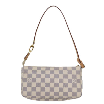 LOUIS VUITTON Damier Azur Pochette Accessoires New Model N51986 LV Auth 79020A