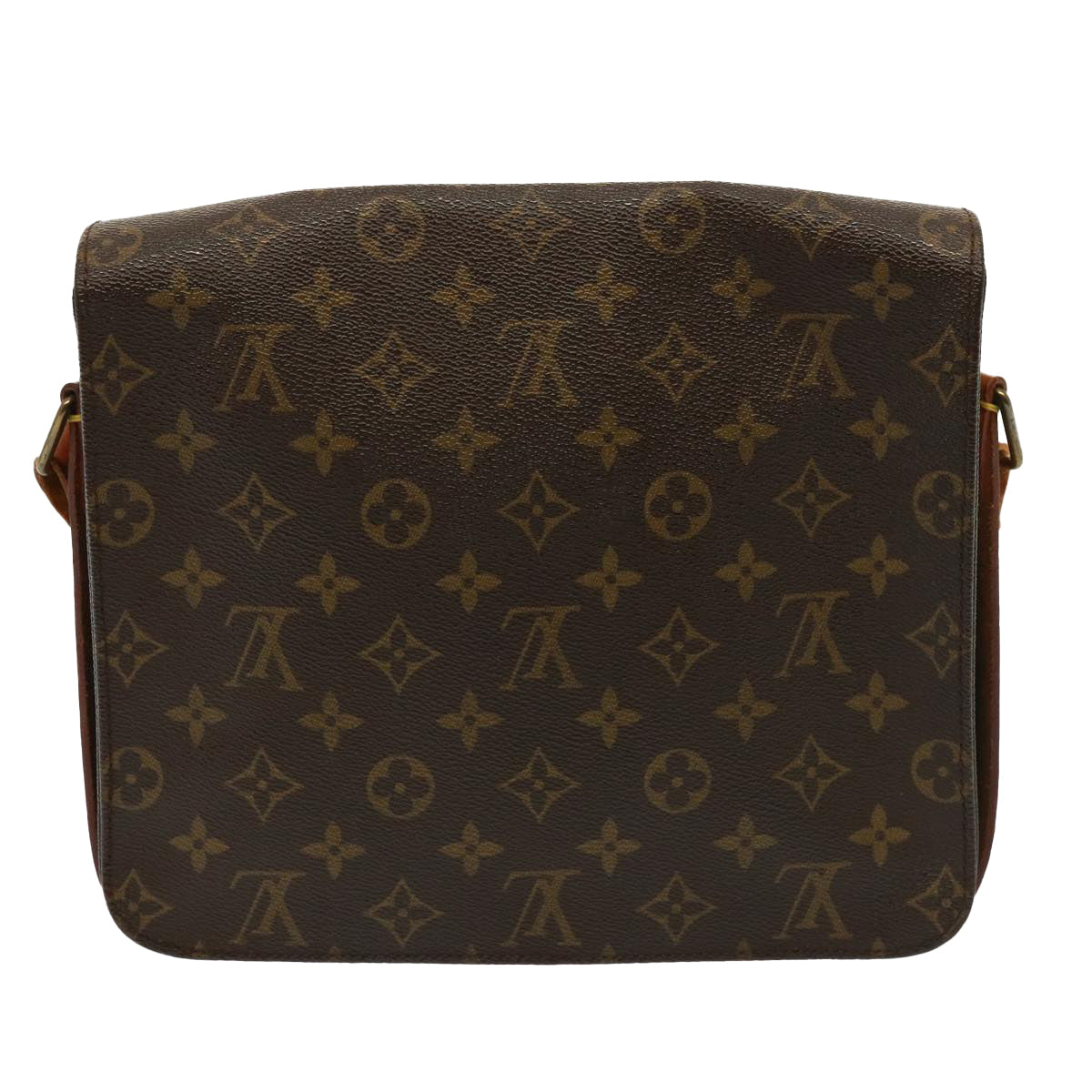 LOUIS VUITTON Monogram Cartouchiere GM Shoulder Bag M51252 LV Auth 79041