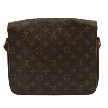 LOUIS VUITTON Monogram Cartouchiere GM Shoulder Bag M51252 LV Auth 79041