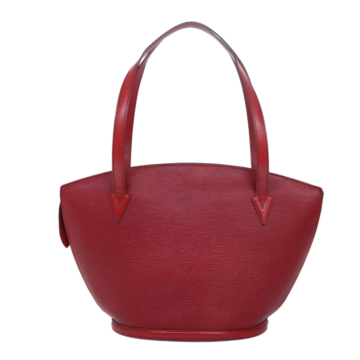 LOUIS VUITTON Epi Saint Jacques Shopping Shoulder Bag Red M52277 LV Auth 79050