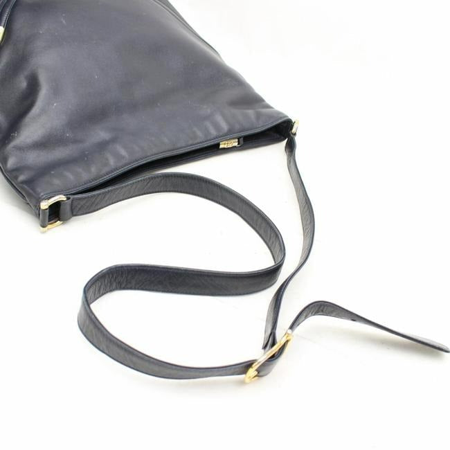 Gucci Vintage Purses Blue Leather Hobo Bag