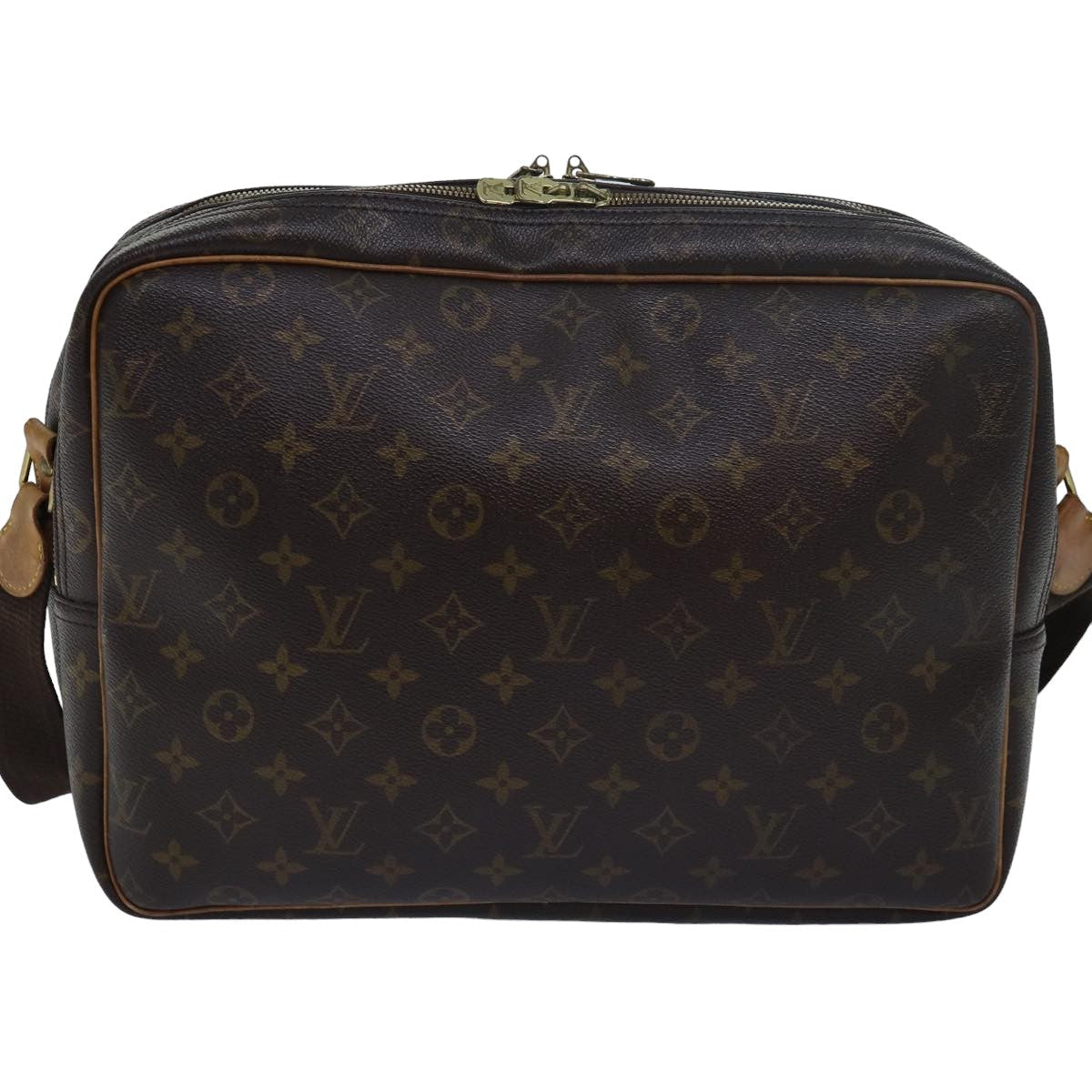 LOUIS VUITTON Monogram Reporter GM Shoulder Bag M45252 LV Auth 79270