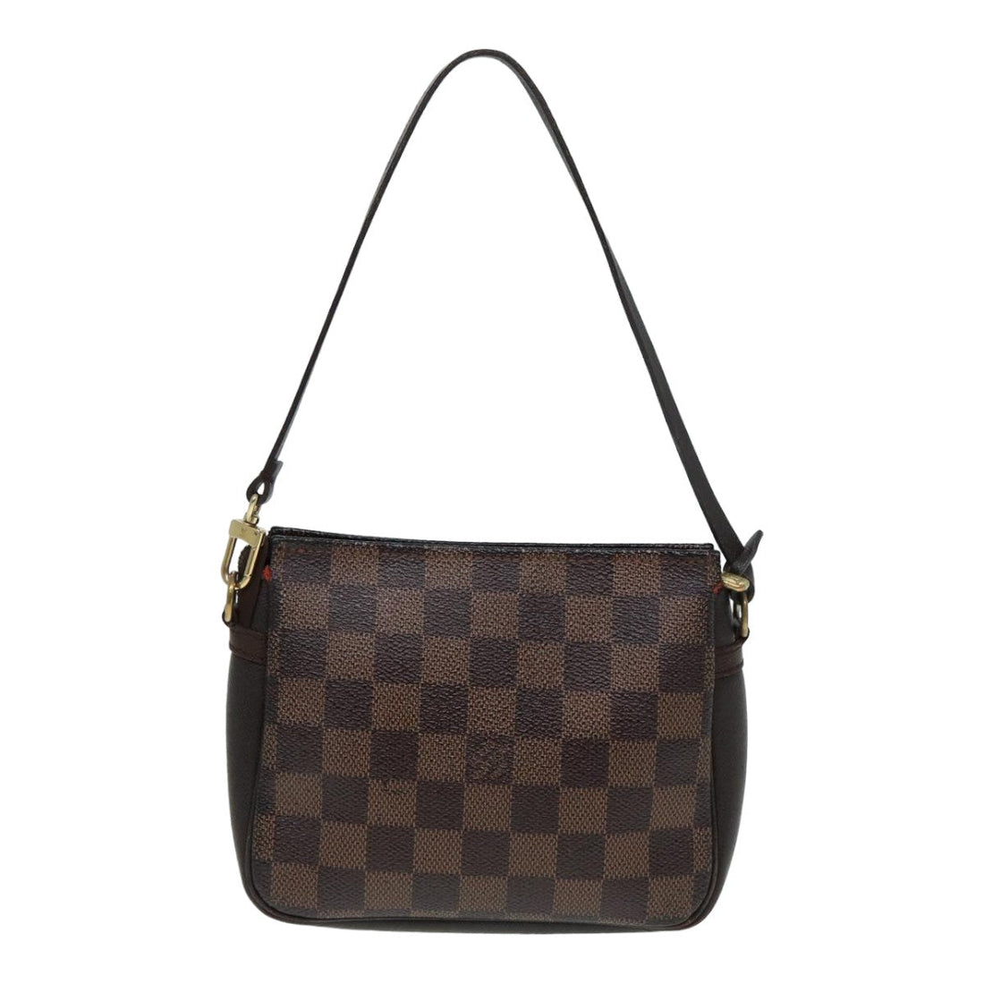 LOUIS VUITTON Damier Ebene Trousse Makeup Pouch N51982 LV Auth 79333