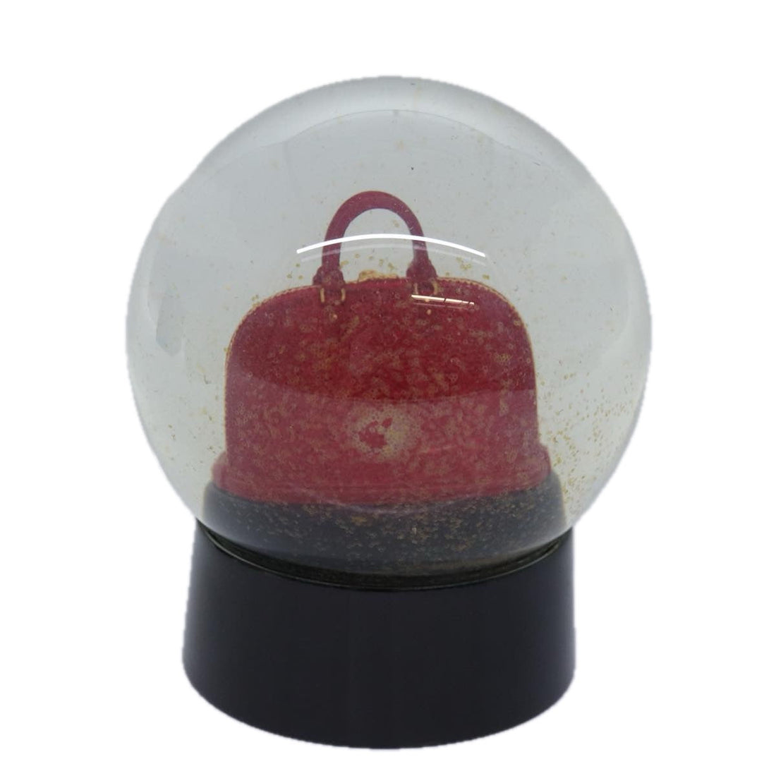 LOUIS VUITTON Snow Globe Alma VIP Limited Clear Red LV Auth 79347