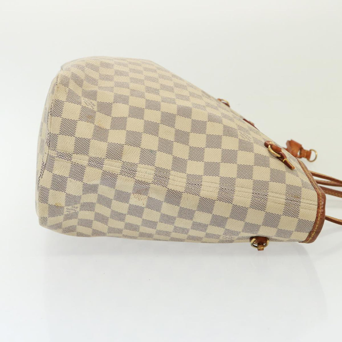 LOUIS VUITTON Damier Azur Neverfull MM Tote Bag N41605 LV Auth 79374
