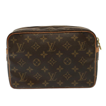 LOUIS VUITTON Monogram Compiegne 23 Clutch Bag M51847 LV Auth 79482