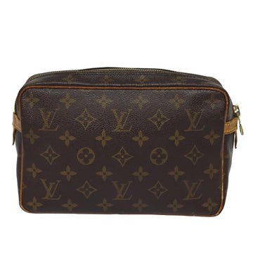 LOUIS VUITTON Monogram Compiegne 23 Clutch Bag M51847 LV Auth 79549