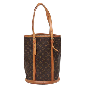 LOUIS VUITTON Monogram Bucket GM Shoulder Bag M42236 LV Auth 79570