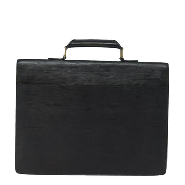 LOUIS VUITTON Epi Serviette Ambassador Business Bag Black M54412 LV Auth 79610