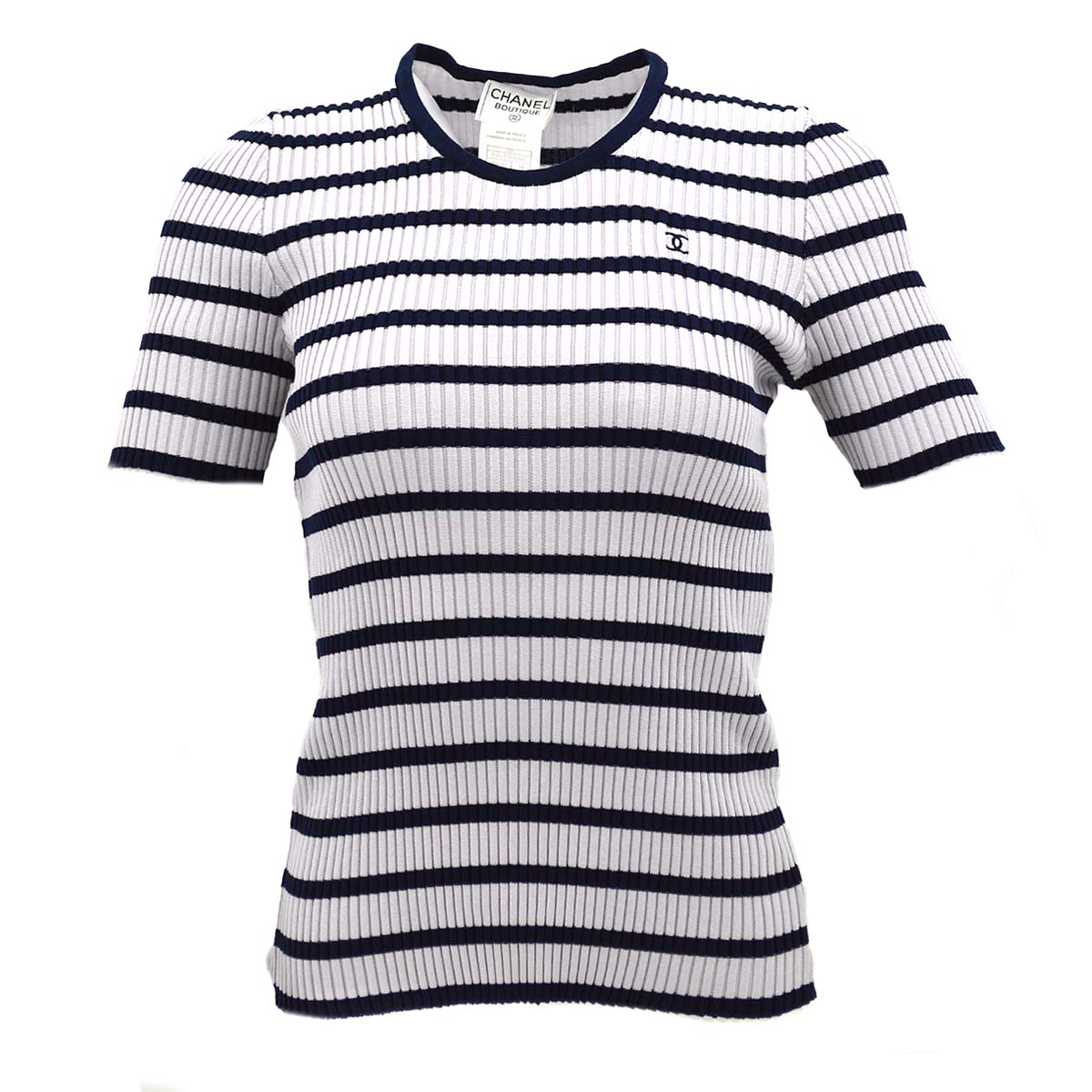 Chanel T-shirt Gray 98P #44