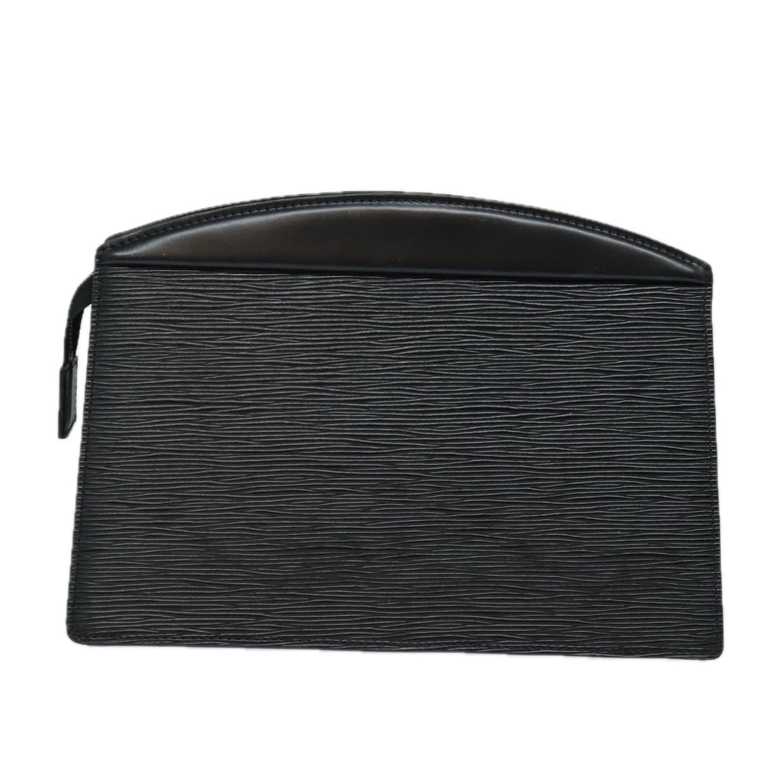 LOUIS VUITTON Epi Trousse Crete Clutch Bag Black M48402 LV Auth 79684