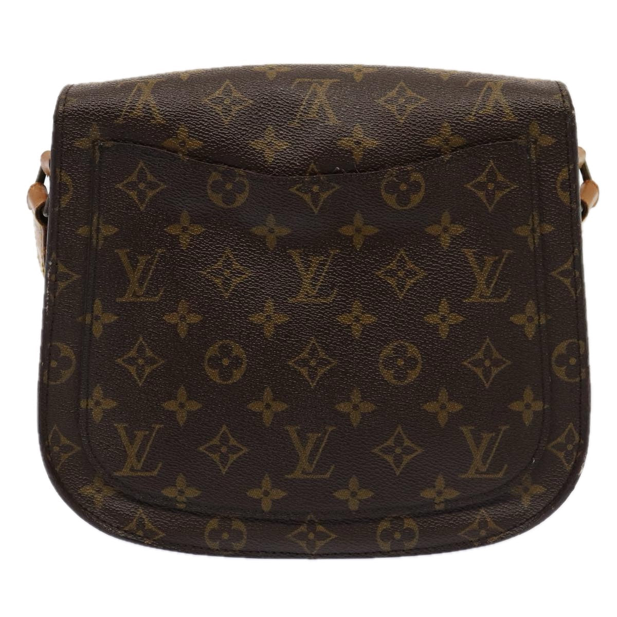 LOUIS VUITTON Monogram Saint Cloud GM Shoulder Bag M51242 LV Auth 79696