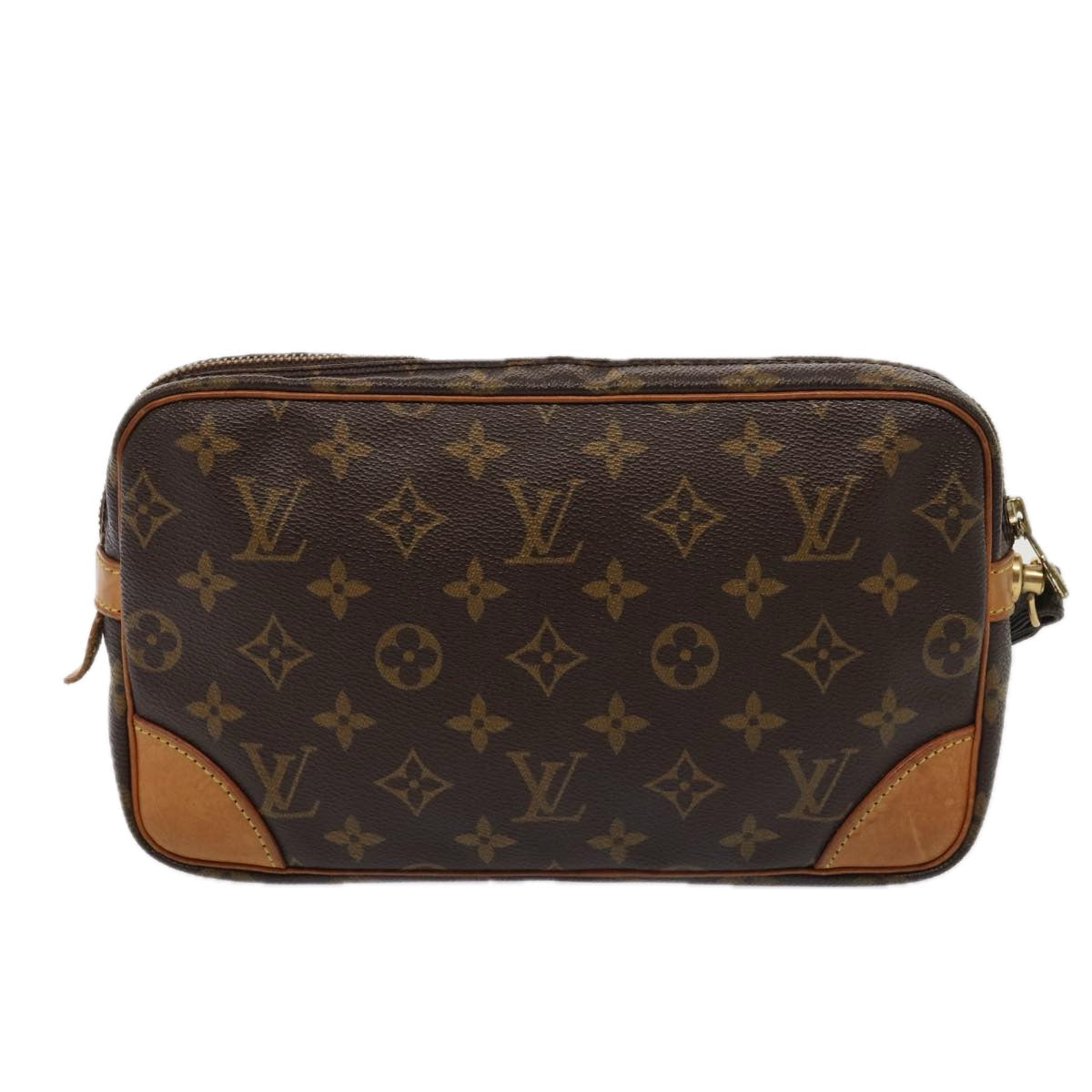 LOUIS VUITTON Monogram Marly Dragonne GM Clutch Bag M51825 LV Auth 79705