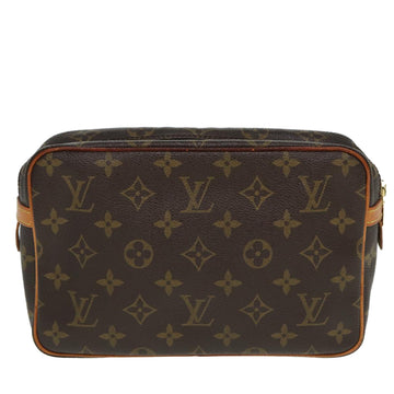 LOUIS VUITTON Monogram Compiegne 23 Clutch Bag M51847 LV Auth 79707