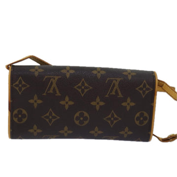 LOUIS VUITTON Monogram Pochette Twin PM Shoulder Bag M51854 LV Auth 79810