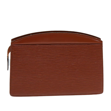 LOUIS VUITTON Epi Trousse Crete Pouch Brown M48403 LV Auth 79835