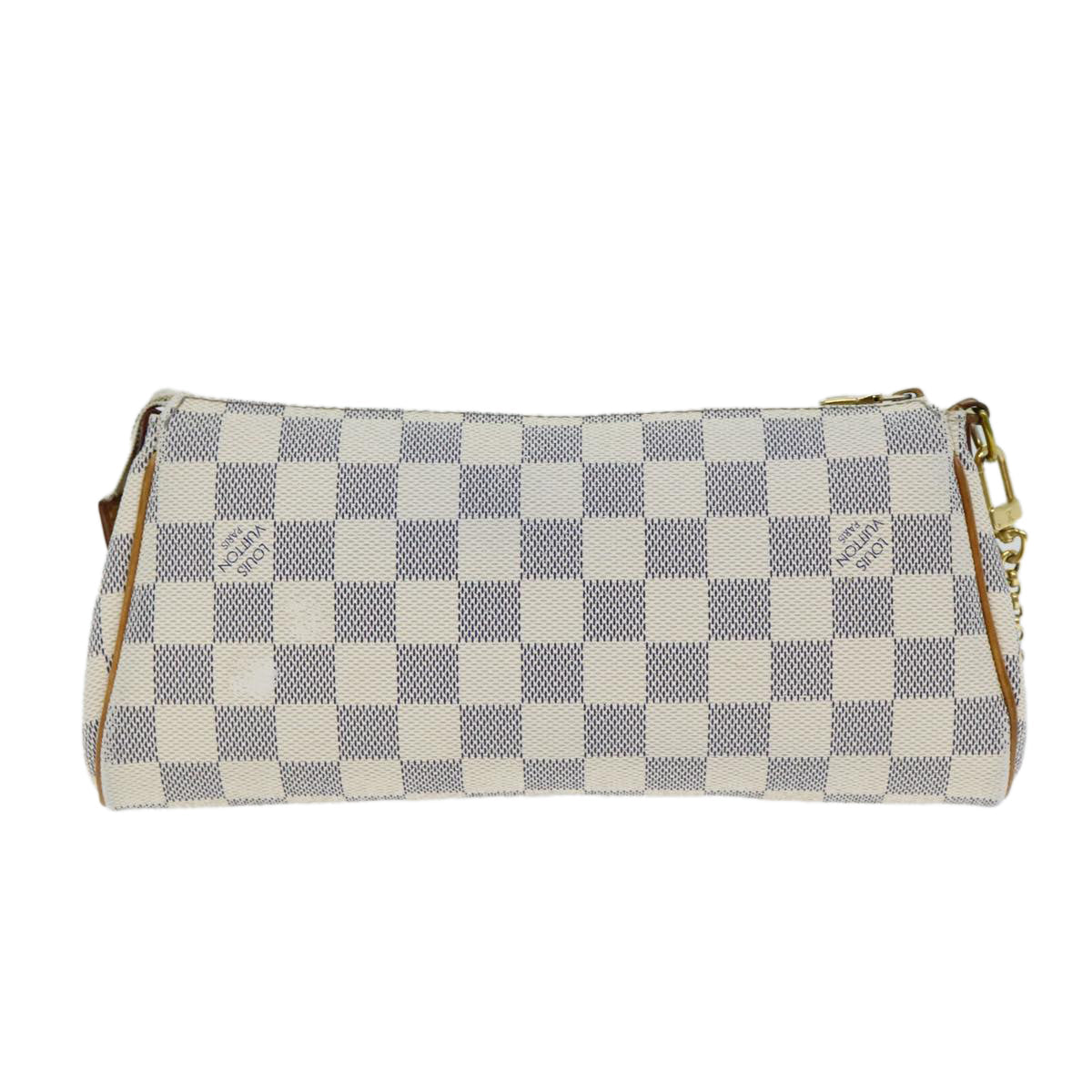 LOUIS VUITTON Damier Azur Eva Shoulder Bag 2way N55214 LV Auth 79935