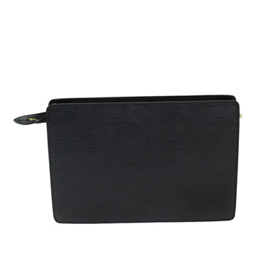 LOUIS VUITTON Epi Pochette Homme Clutch Bag Black M52522 LV Auth 79938