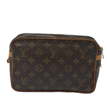 LOUIS VUITTON Monogram Compiegne 23 Clutch Bag M51847 LV Auth 79951