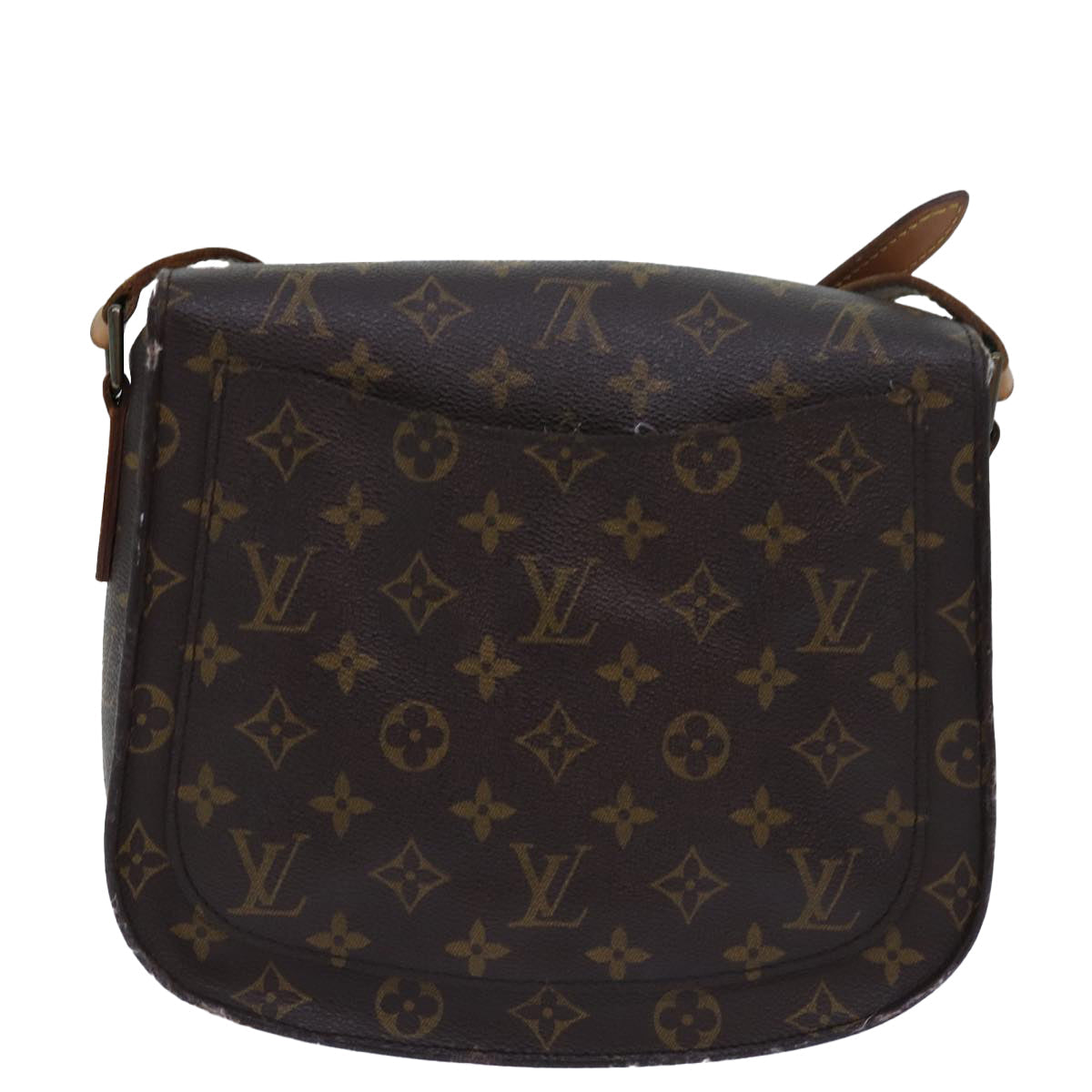 LOUIS VUITTON Monogram Saint Cloud GM Shoulder Bag M51242 LV Auth 79959
