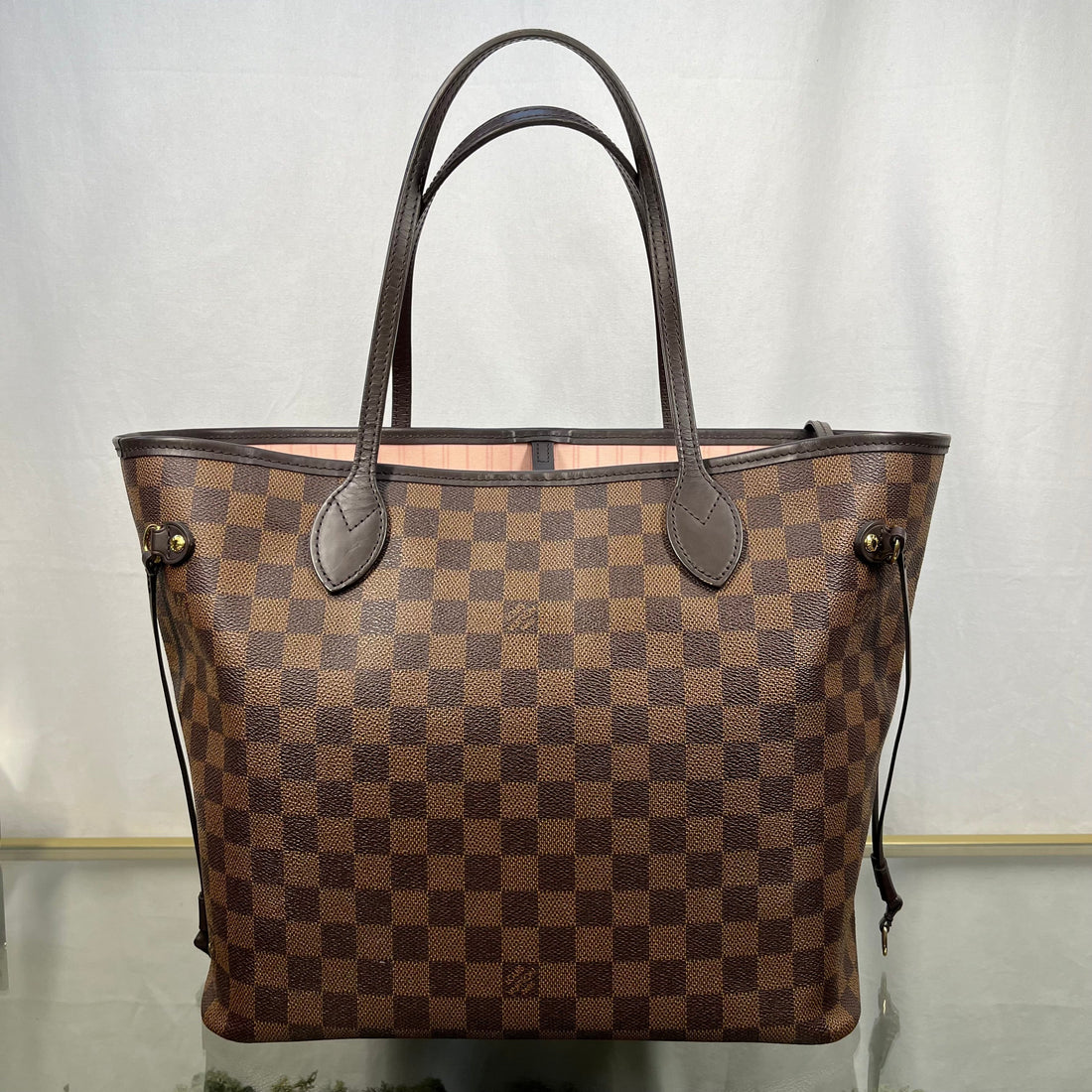 LOUIS VUITTON Neverfull MM Damier Ebene Tote