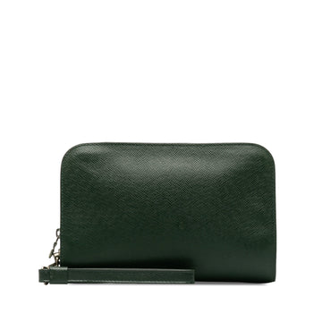 Green Louis Vuitton Taiga Baikal Clutch Bag