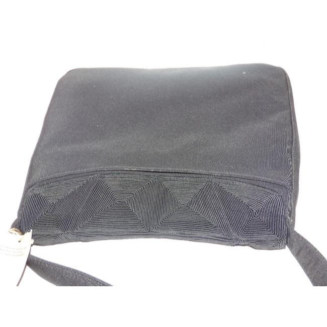 Silver Blue brand black corde fabric hobo shoulder bag