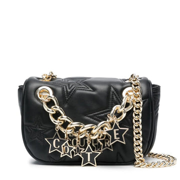 Sleek Logo Embellished Crossbody Bag