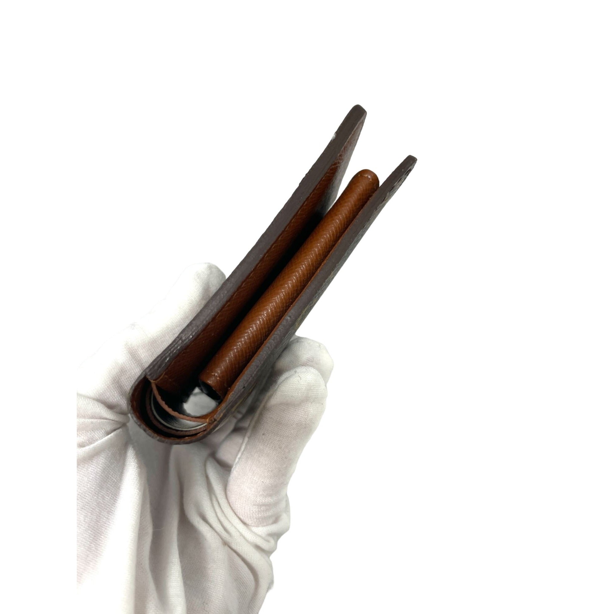 LOUIS VUITTON Louis Vuitton Monogram Men's Bifold Wallet - Brown