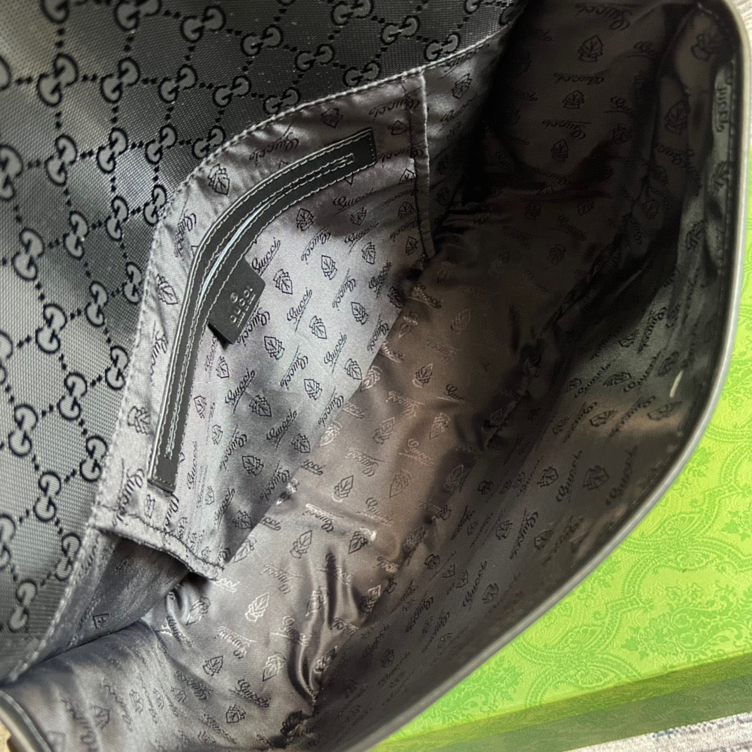 gg Messtlmger Bag Shoulder Bag Black gg Supreme Canvas For Womtlm,Mtlm 12.9in/33cm gg 2101214059377