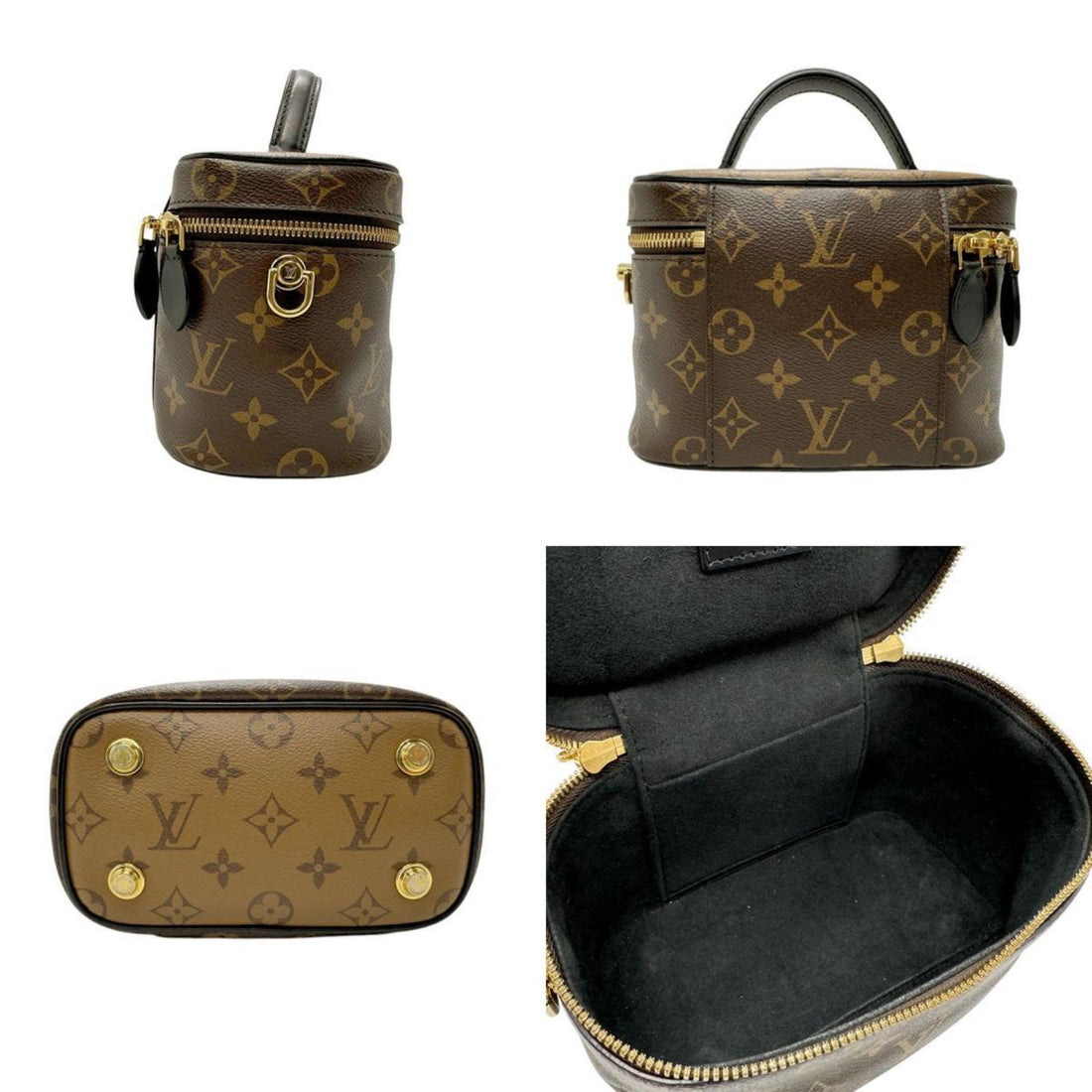 Louis Vuitton  Monogram Reverse Handbag Shoulder Bag
