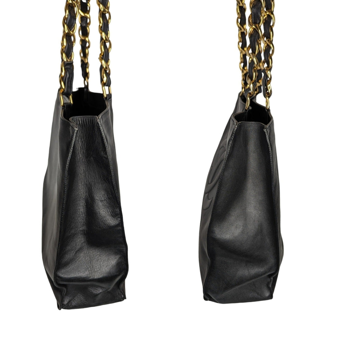 Chanel Bag Vintage Calfskin CC Chain XL Shopper Tote