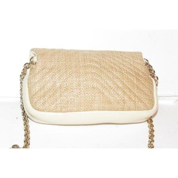 Henri Bendel Buttery Soft Ivory Leather Crossbody