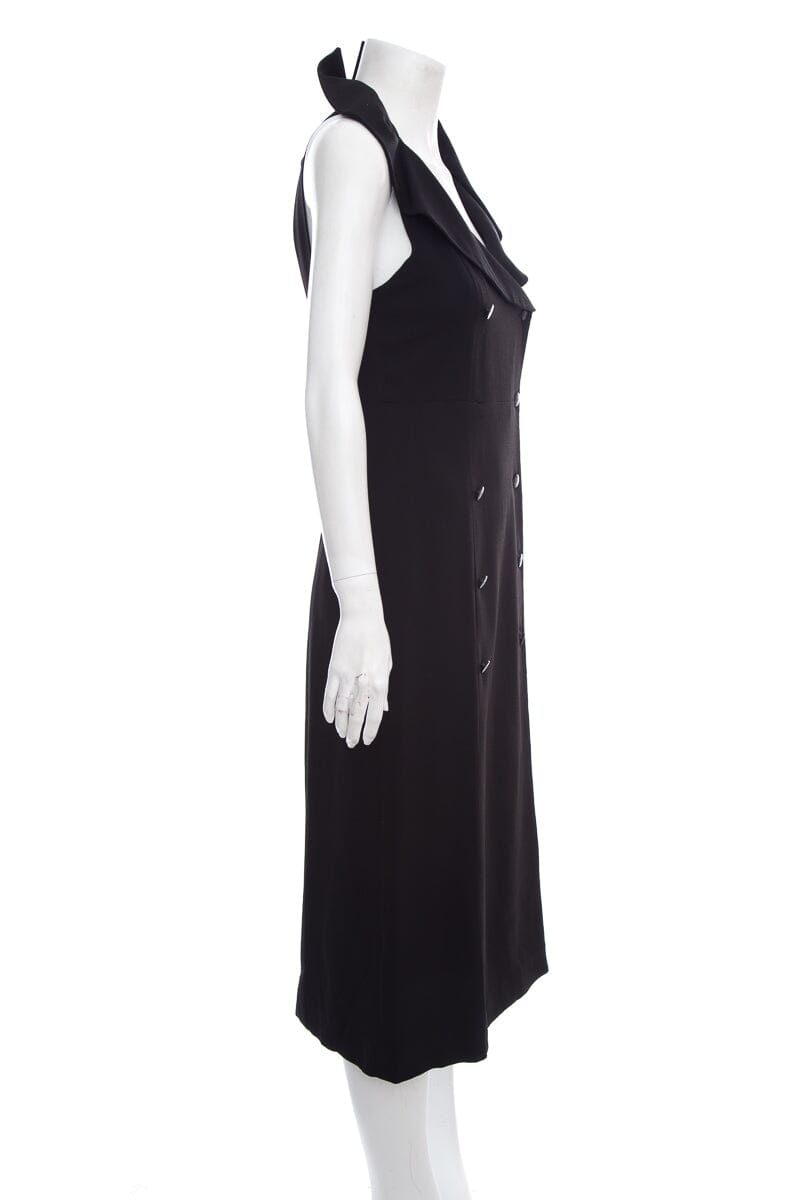 Chanel 1996 Black Sleeveless Dress SZ 36